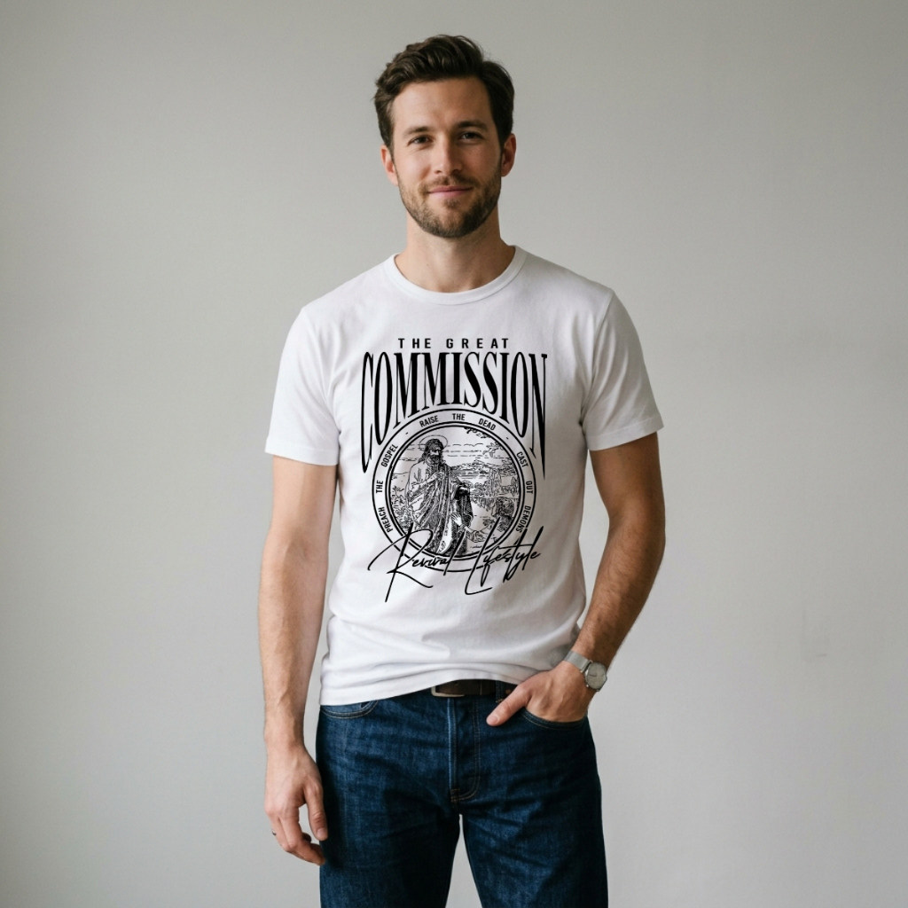 Camiseta Great Commission Gospel Cristã Evangélica