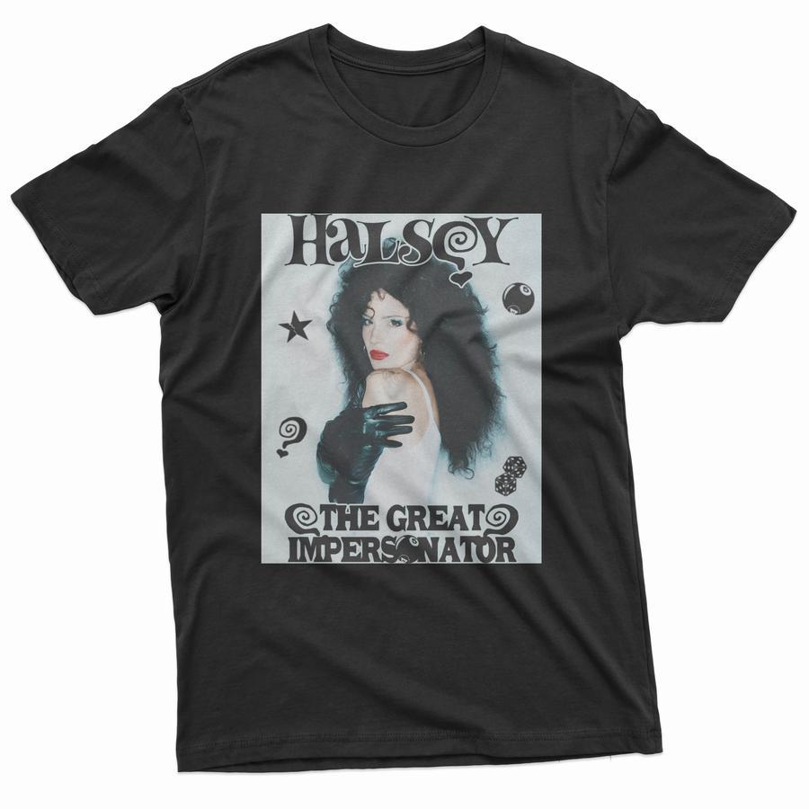 Camiseta Halsey The Great Impersonator Branca Estampada Unissex