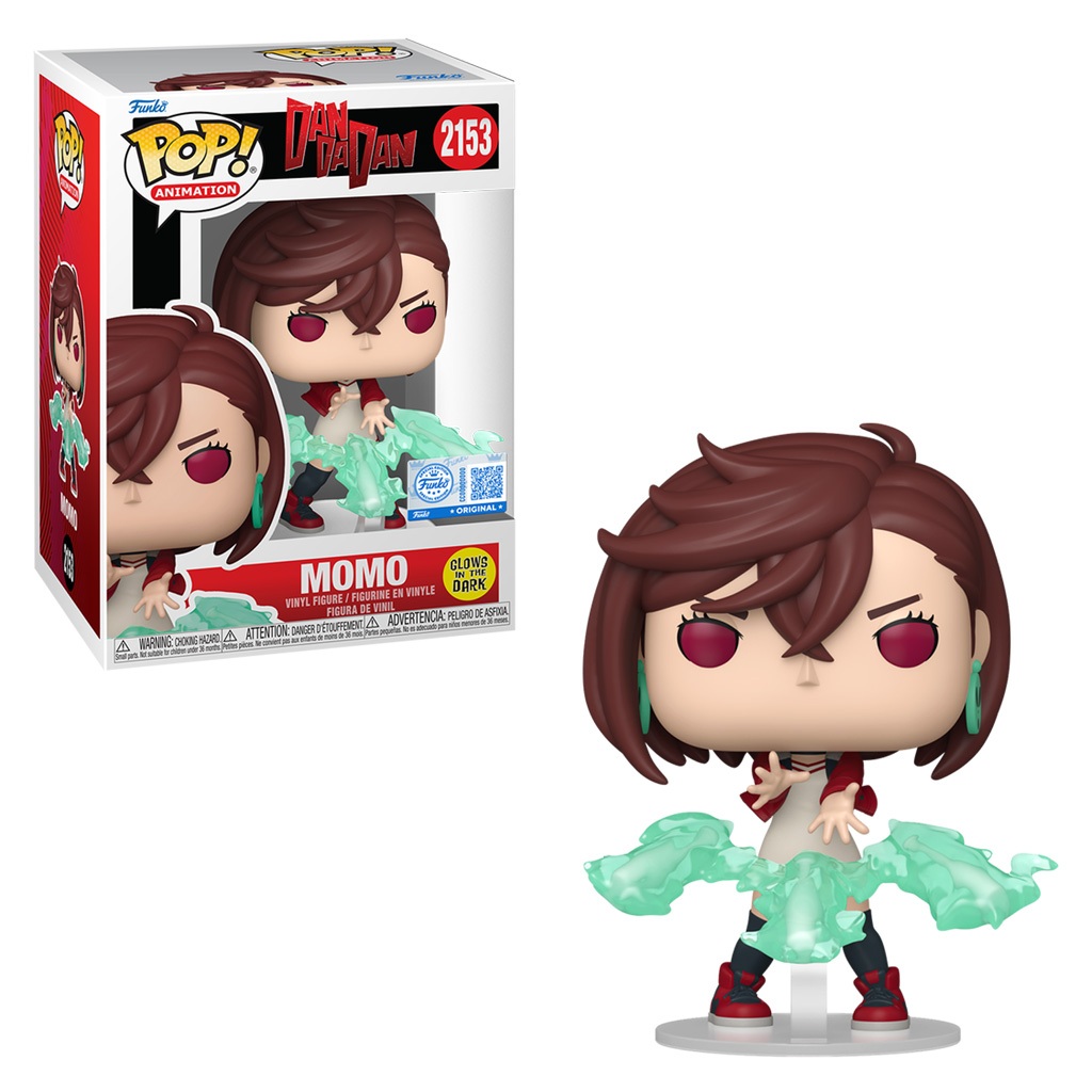 FUNKO POP ANIMATION DANDANDAN EXCLUSIVE - MOMO (GLOWS IN THE DARK) 2153 NOVO ORIGINAL