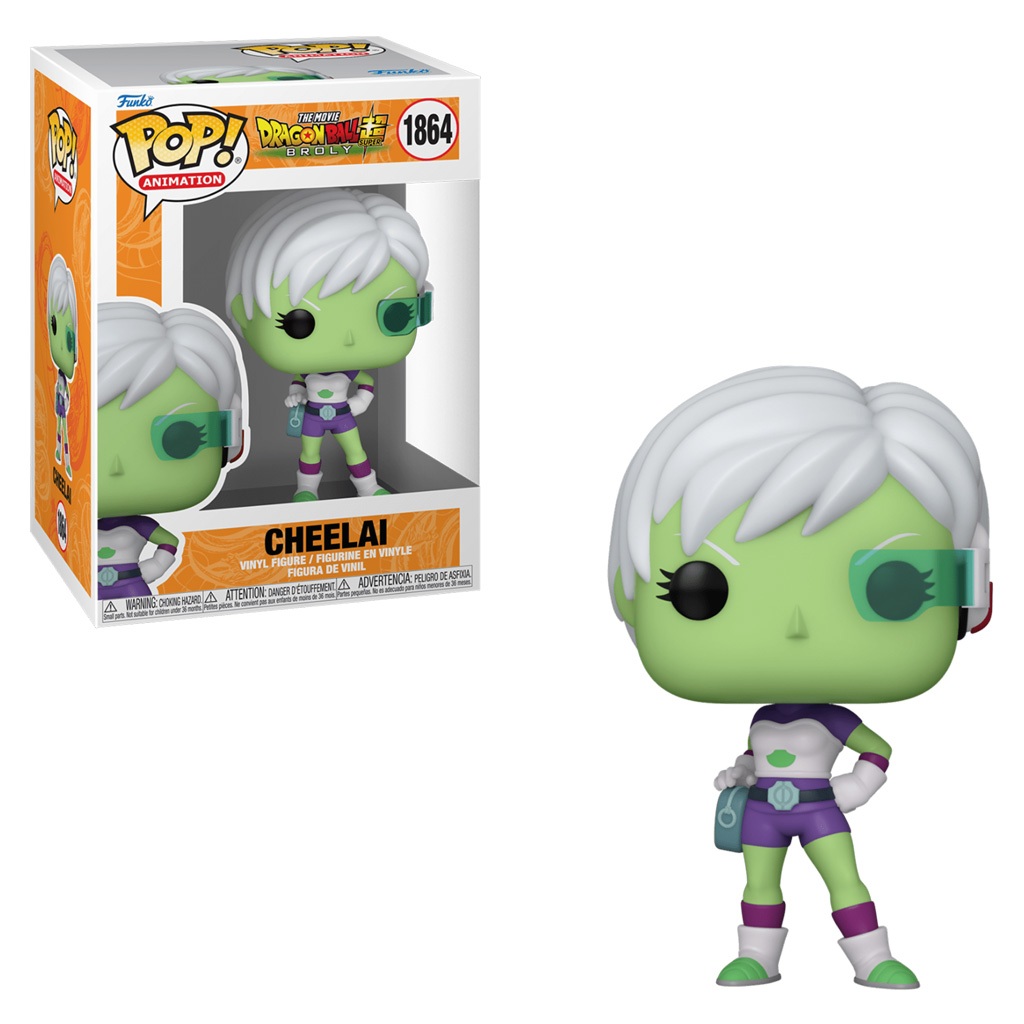 FUNKO POP ANIMATION THE MOVIE DRAGON BALL SUPER: BROLY - CHEELAI 1864 NOVO ORIGINAL