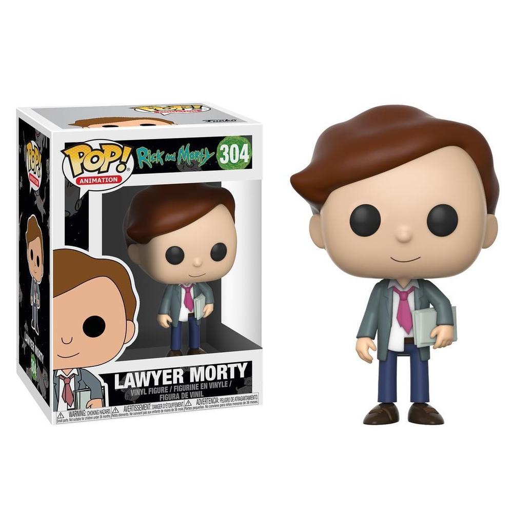 FUNKO POP ANIMATION RICK AND MORTY - LAWYER MORTY 304 NOVO ORIGINAL