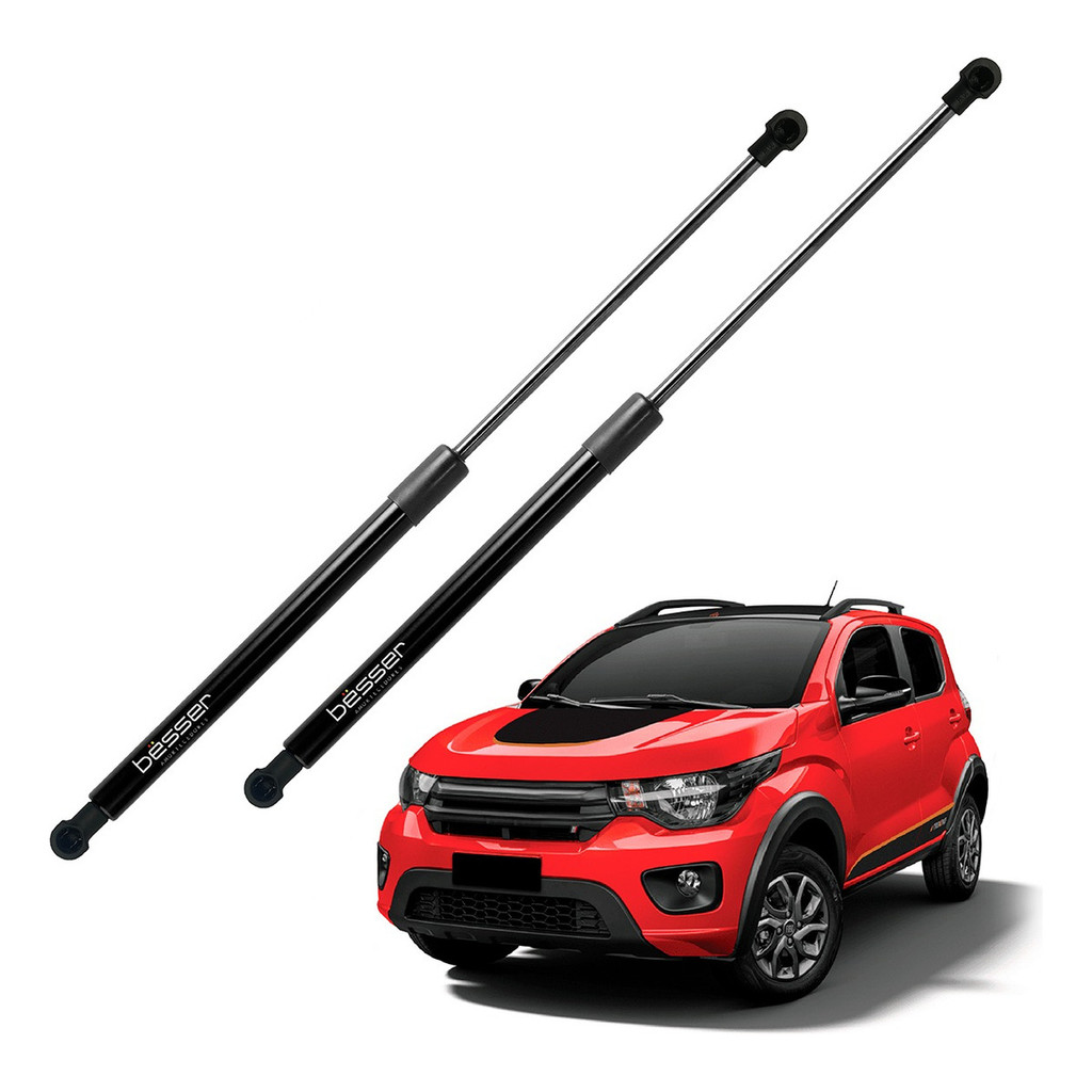 Par Amortecedor Tampa Traseira Fiat Mobi Pistão Porta Malas Fiat Mobi 2016 2017 À 2023