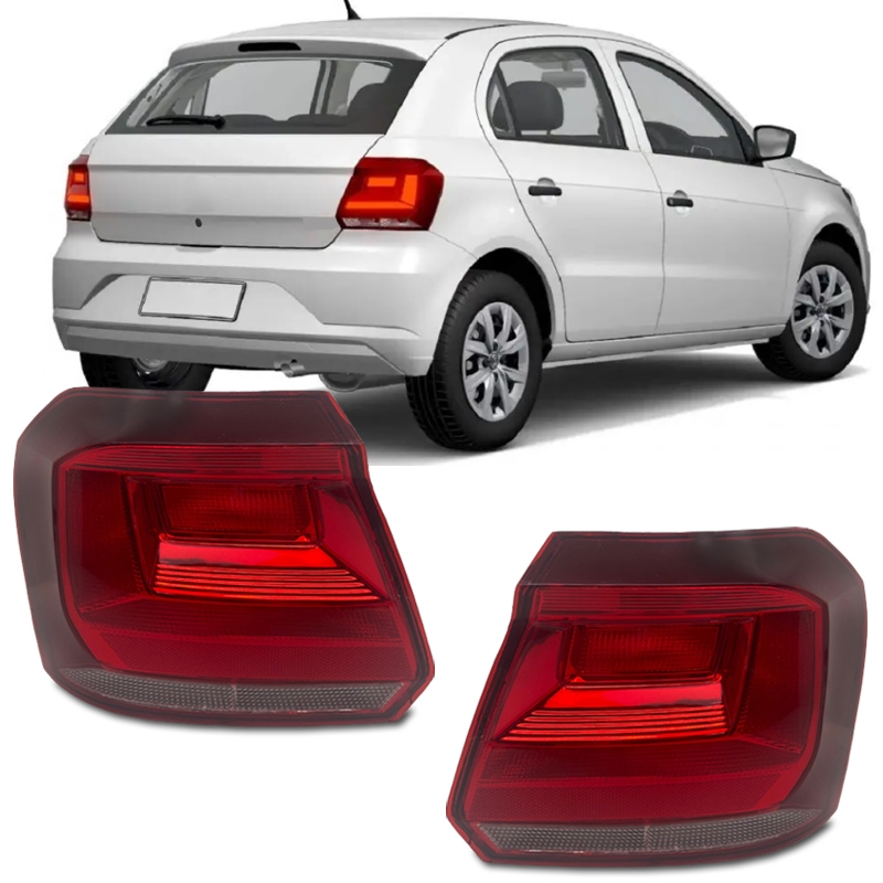 Lanterna Traseira Volkswagen Gol G7 G8 2016 A 2021 2022 2023 Fume