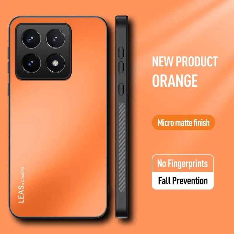 Capa Fosca Antichoque AG para XIAOMI 15 15T 14 14T 13 13T 12 12T 11 11T 10 Ultra Pro, Capa Protetora Rígida com Bumper e