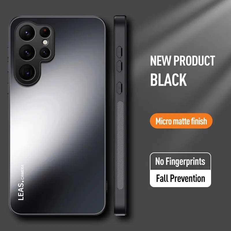 Capa Fosca Armor Matte AG para Samsung Note20 S26 S25 Edge S24 S23 S22 S21 S20 FE Plus Ultra com Bumper Rígido e Proteçã