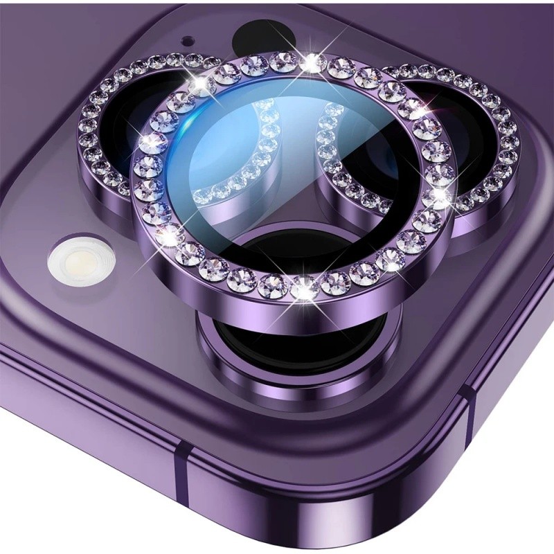2-3pcs Diamante Câmera Lente De Capa De Proteção Para iPhone 17 Air 16 17 Pro Max Vidro Película Lente De Câmera