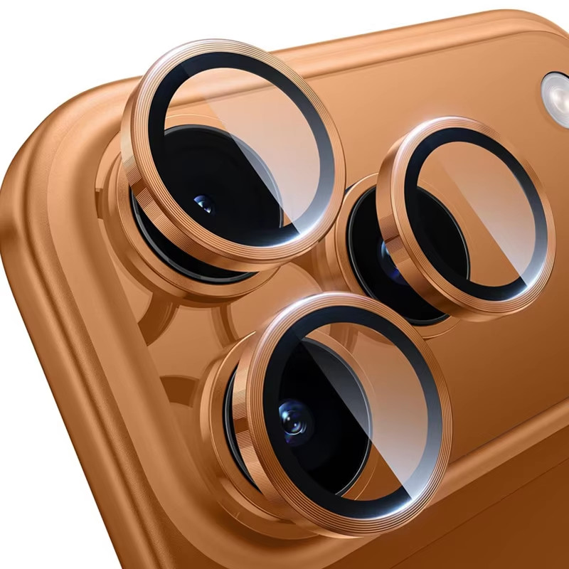 1-3Pcs Metal Proteção De Lente De Vidro Película Temperado Para iPhone 17 Air 16 17 Pro Max Capa Camera Para Celular