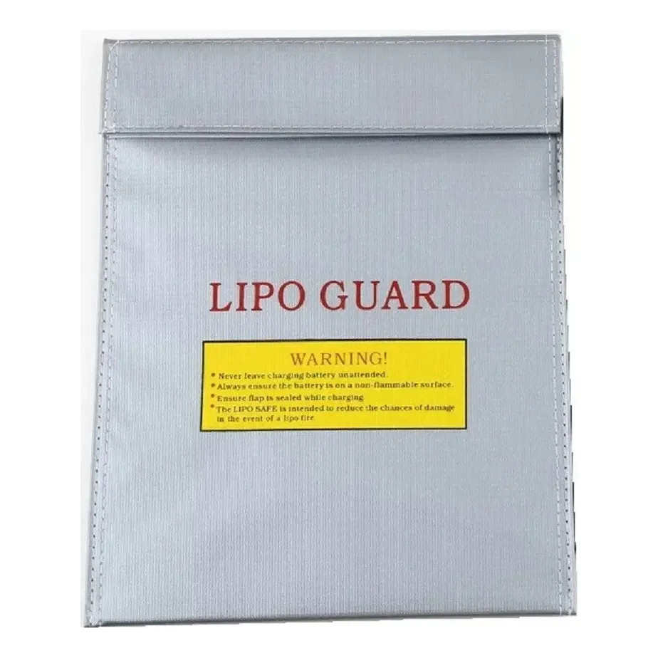 Saco Bolsa Anti Chama P/ Bateria Lipo Safe Guard Bag 18x23