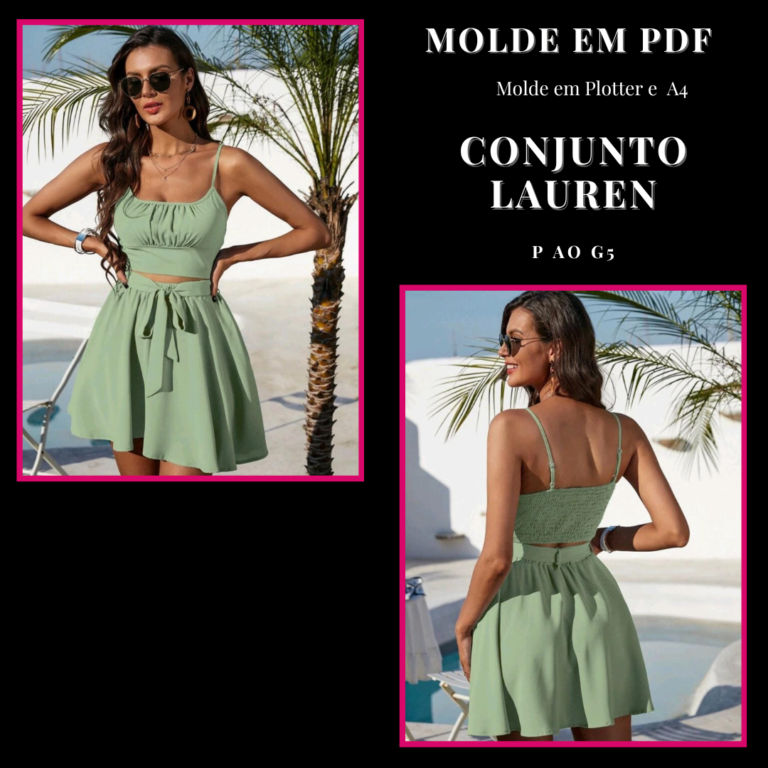 MOLDE CONJUNTO LAUREN PLUS SIZE