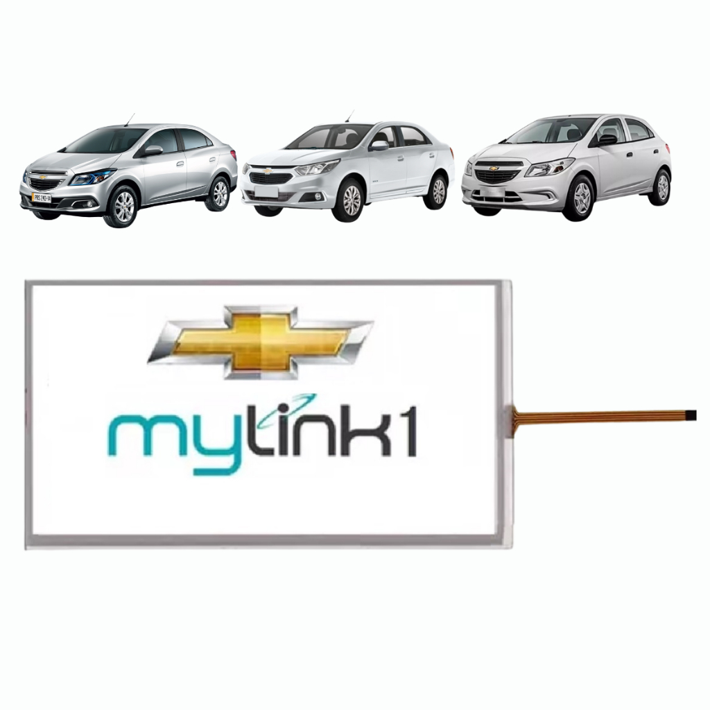 TOUCH SCREEN TELA DE TOQUE GM CHEVROLET MY LINK 1 DO ONIX PRISMA TRACKER COBALT SONIC S10 SPIN