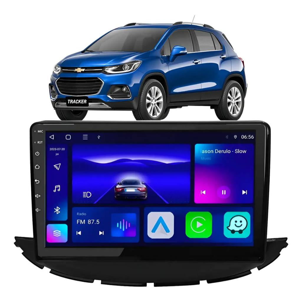 Kit Multimídia 9p Android Tracker 17-19 Gps