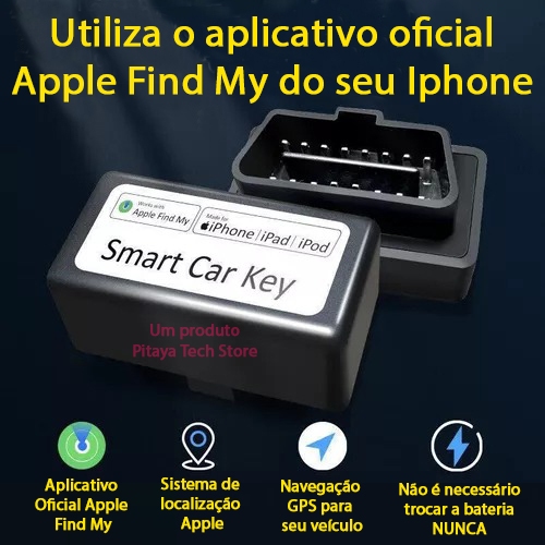 Rastreador OBD Gps Automóvel - Smart Car Key Apple Find My Phone