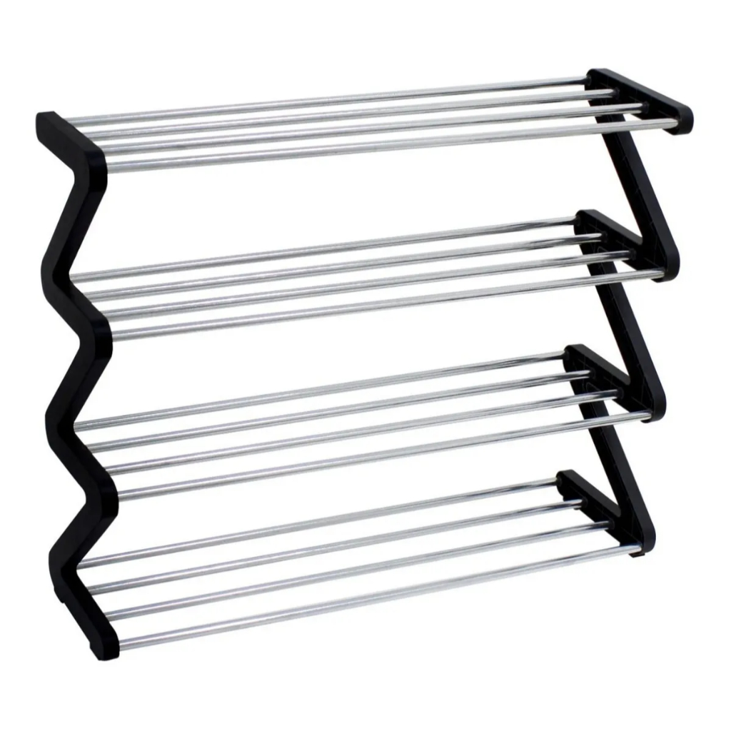 Sapateira Rack Organizador Porta Sapatos Sandália Tênis Cor Preto