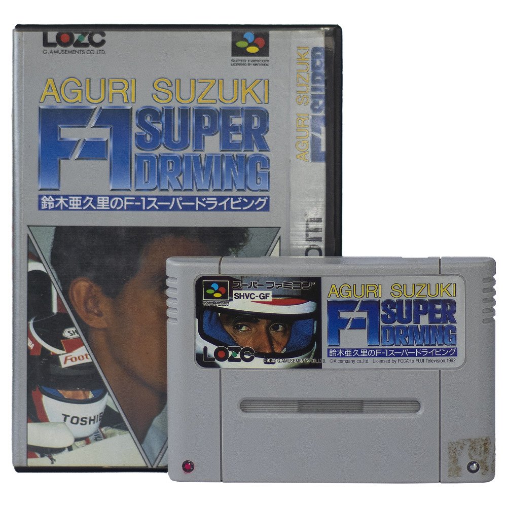 Jogo Usado Aguri Suzuki No F1 Super Driving - Super Famicom