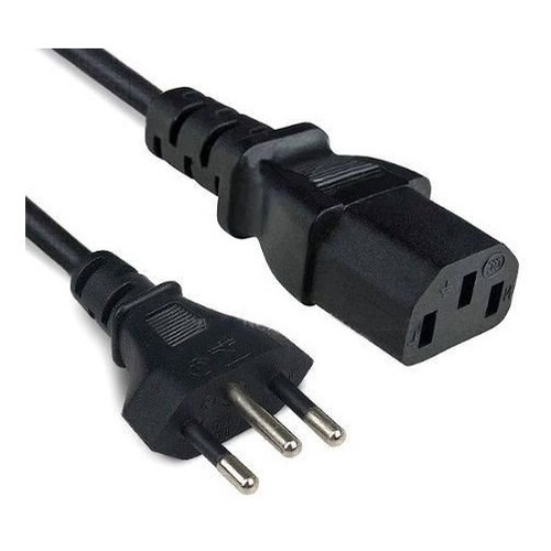 Cabo De Força Energia Tripolar 1,5M Para Fonte Monitor Pc