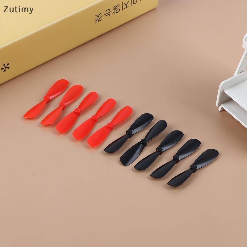 [Zutimy] 10pcs 46mm 4.6cm 0.8mm CW CCW AB Adereços Hélices Principais fit 716 615 720 Motor Coreless Para Airplan (5 Par