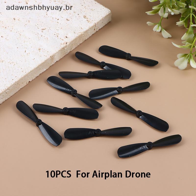 Adawnshbyuay 10pcs 46mm 4.6cm 0.8mm CW CCW AB Adereços Hélices Main s fit 716 615 720 Motor Coreless Para Airplan (5 Par