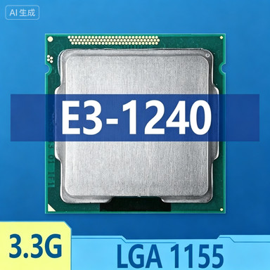 Processador Xeon E3-1230 v2 LGA1155 4 núcleos 8 fios faixa 3.7 GHz Ruibin Coreless Display usado