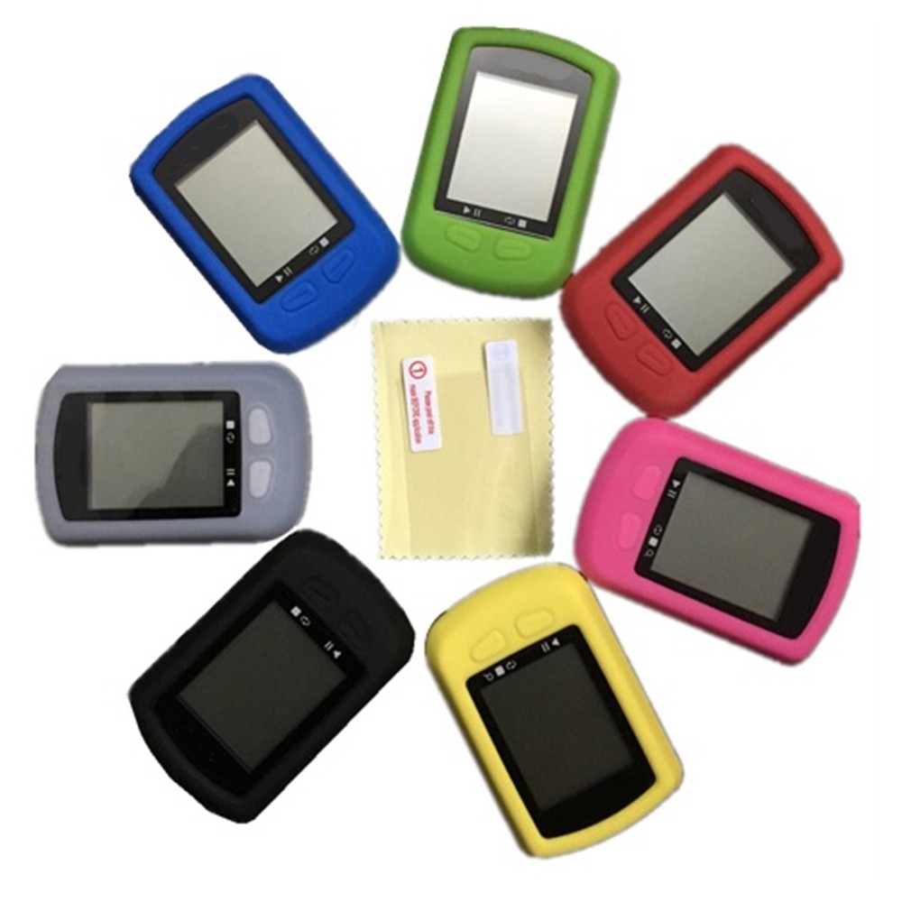 Capa Case Proteção Silicone Bike GPS iGPSPORT iGS10 e iGS10S Atrio Steel BI132 + Película de Proteção Tela