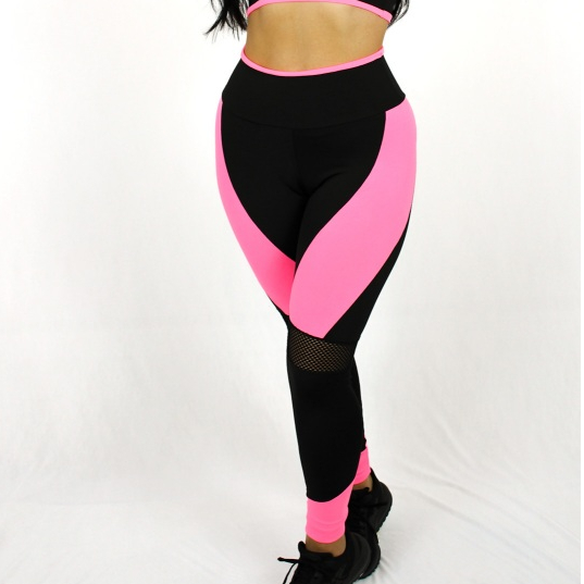 Kit 5 Calças Legging Academia Corrida Fitness Com Tela Confortavel