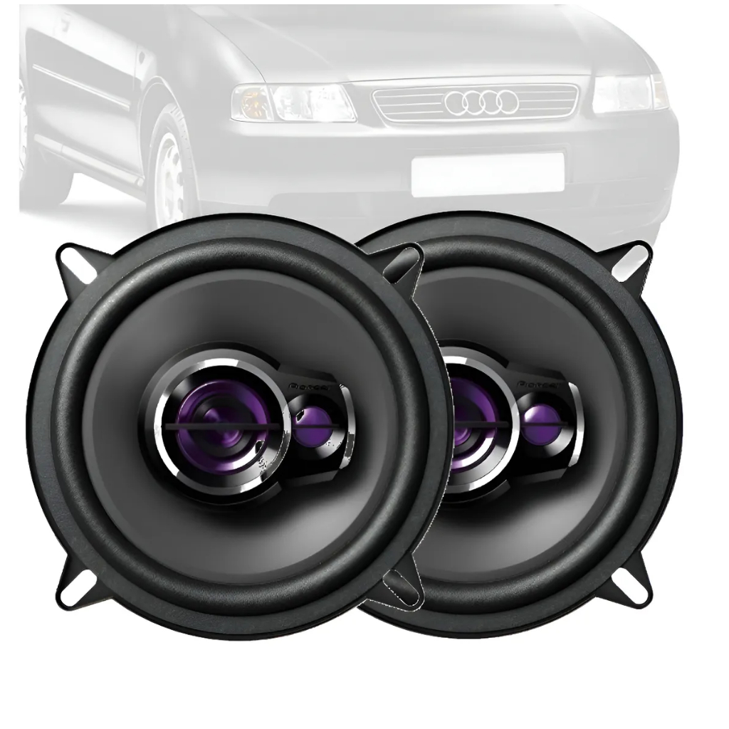 Par Alto Falante Pioneer Portas Dianeira Audi A3 Preto