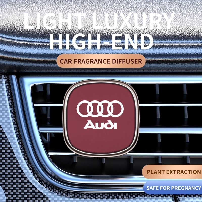 Audi Carro Ventilação De Ar Perfume Clipe Longa Duração Ambientador Aromaterapia Difusor Para A3 A4 A6 Q3 Q5 Q7 Auto Con