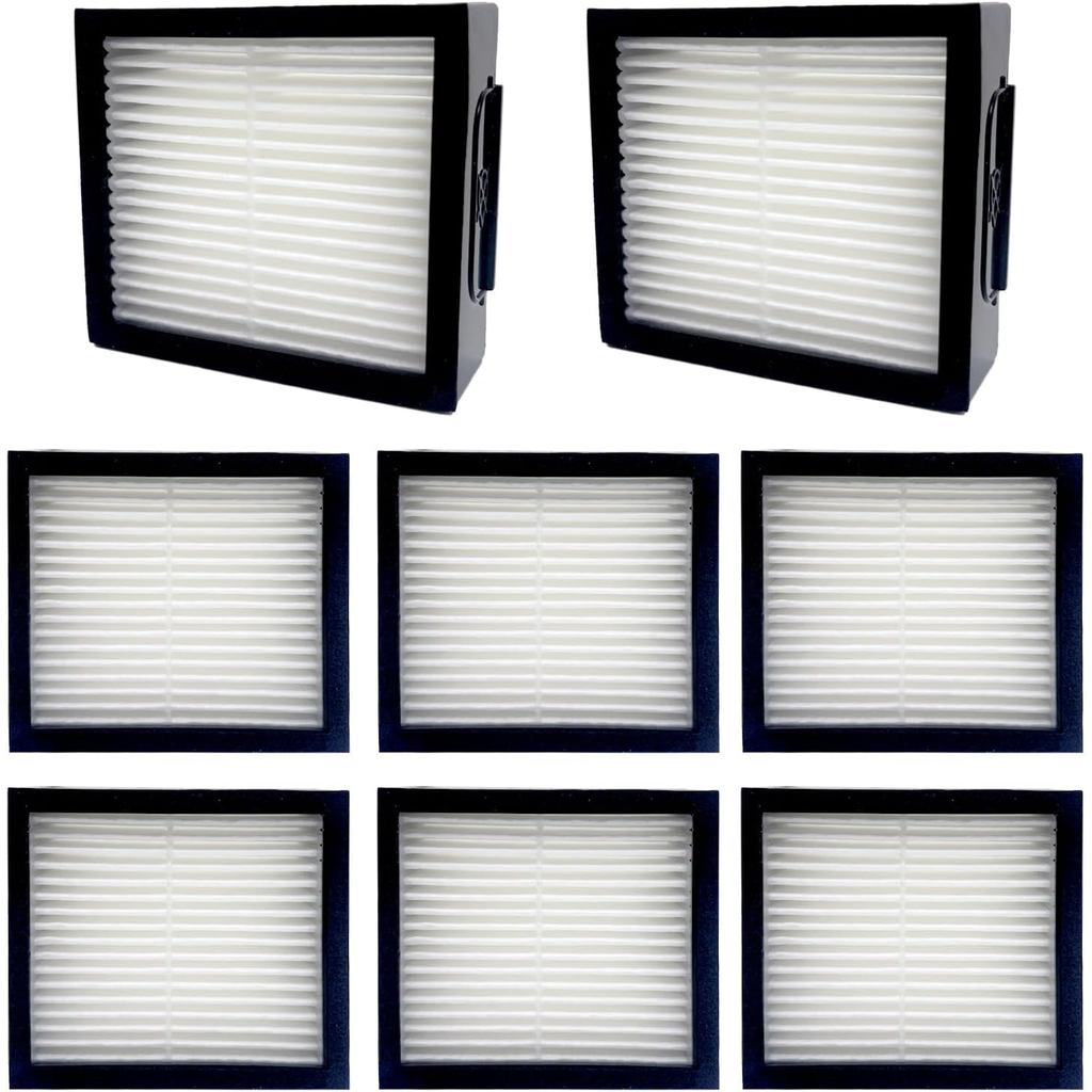8-Pack HEPA Filter Compatible with iRobot Roomba Combo j7+, Combo j9+,Combo 10 Max, Replacement High-Effiency Filter Par