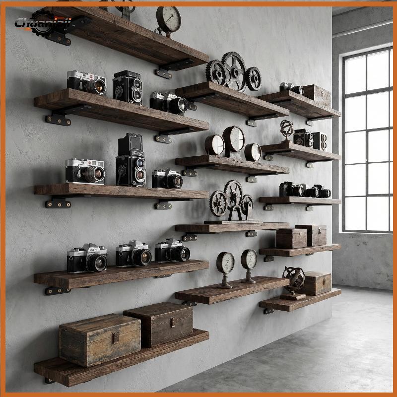 Chuaniaji L Shape Shelf Braets 1 Conjunto De Suporte De Partição De Metal Resistente Com Parafusos Para Estantes De Livr
