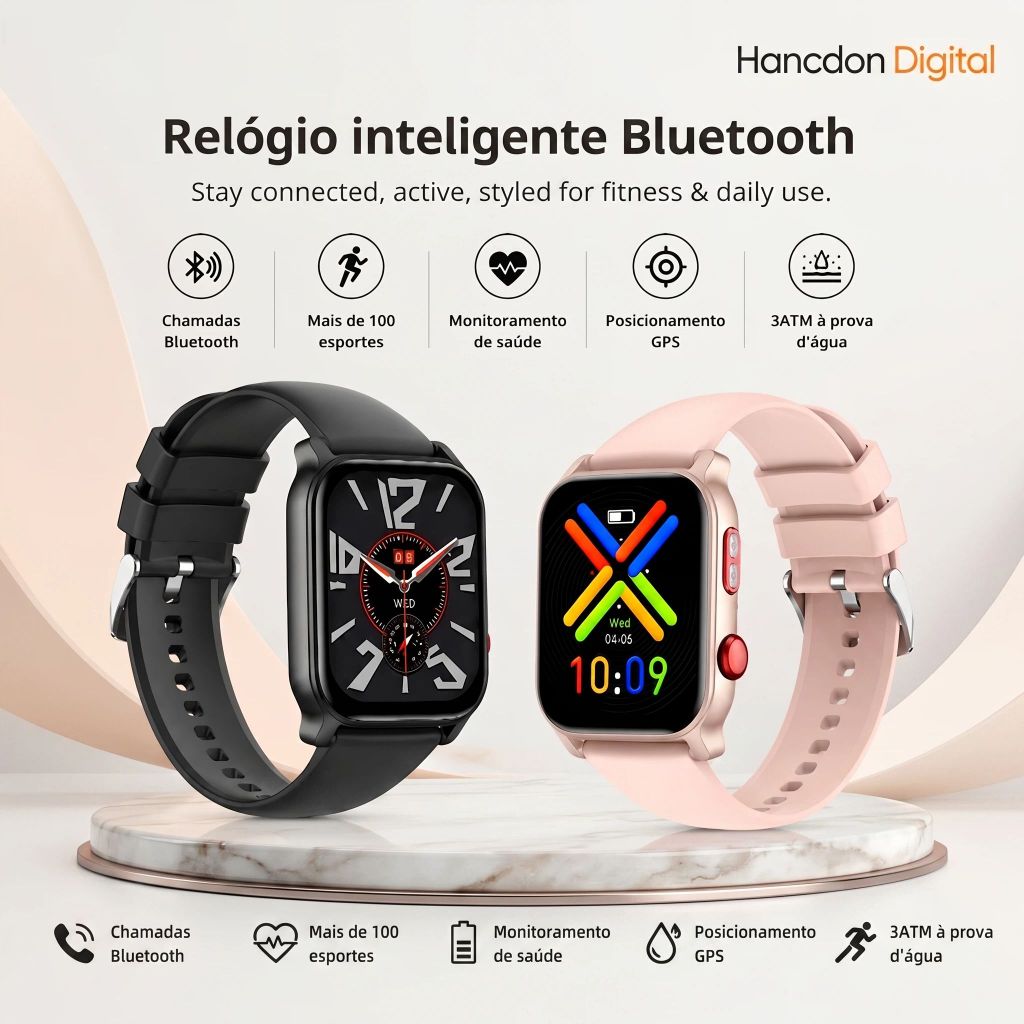 Smartwatch H23 Watch Put Photo with hd Screen, 24-hour bluetooth with Call Reminder, Heart Rate monitor