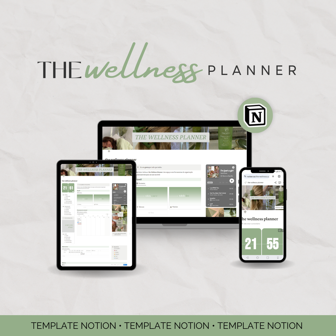 The Wellness Planner Template Notion