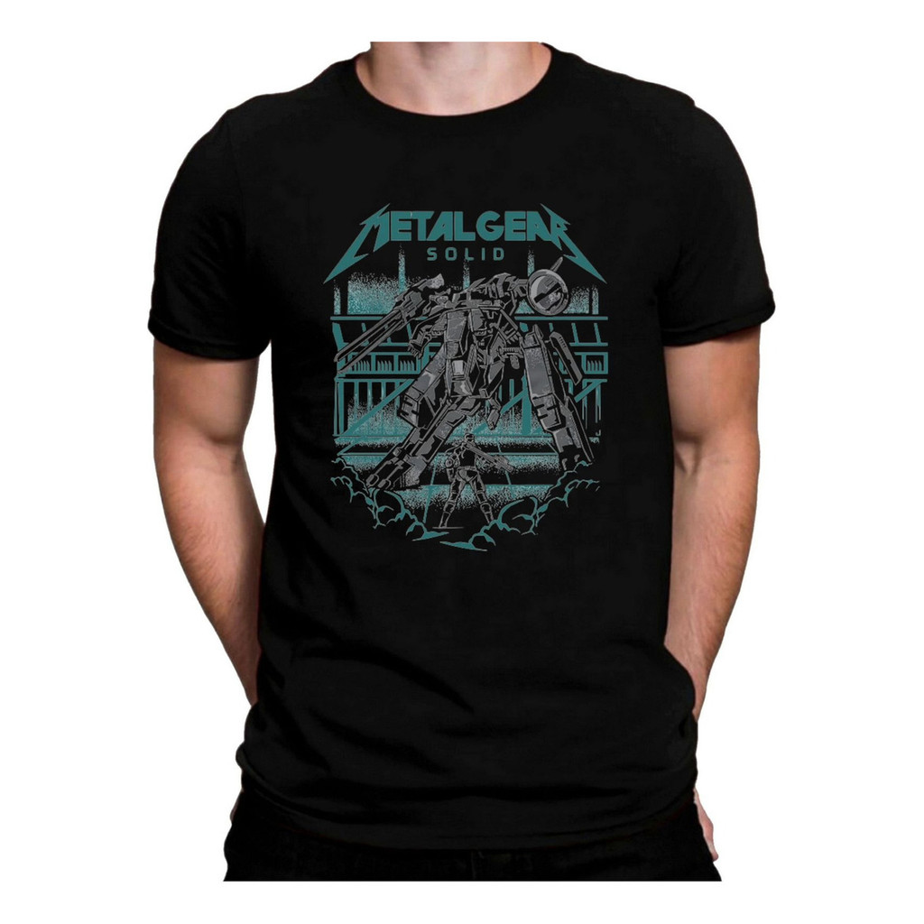 Camiseta Unissex Masculina e Feminina Metal Gear Camisa