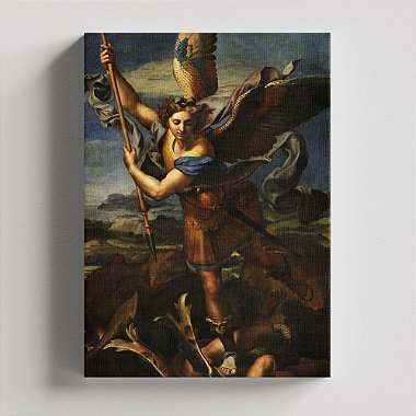 Quadro Canvas The Great Saint Michael Borda Infinita 40x60cm