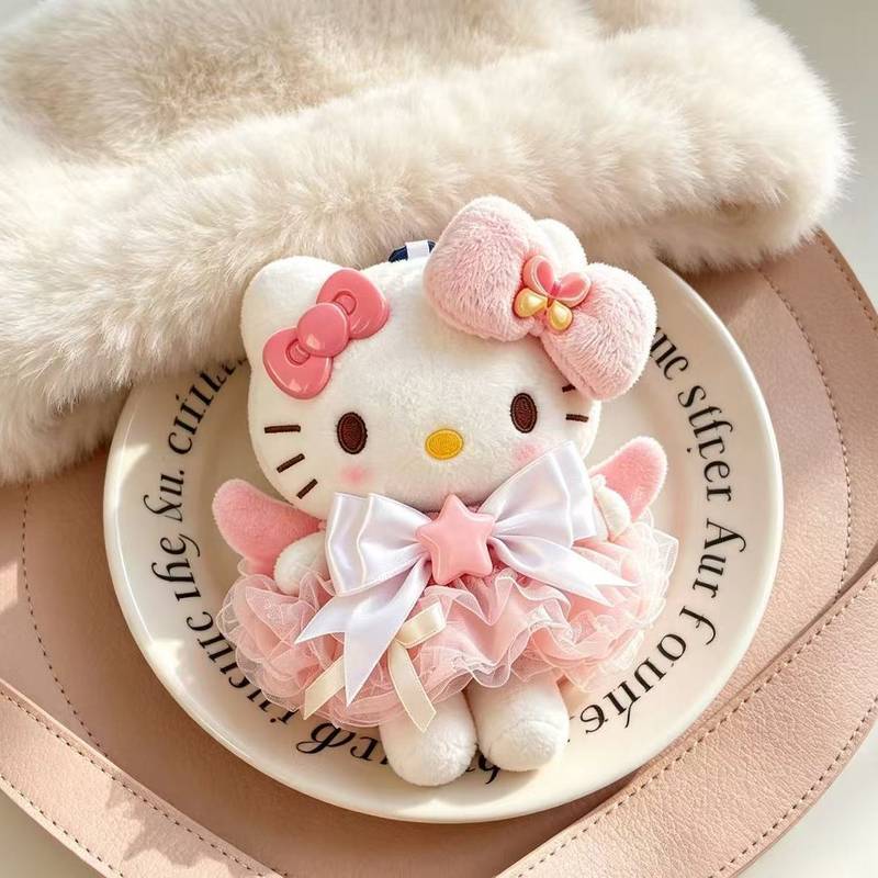 Kitty Valentine's Day Sweetheart Wings Angel Doll Sweet Pendant Birthday Gift Girls' Doll Key XCzn