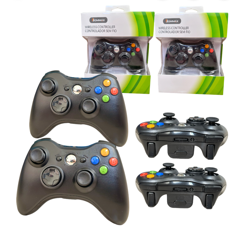 Controle para Xbox 360 Sem ou com fio Fio Joystick Wireless