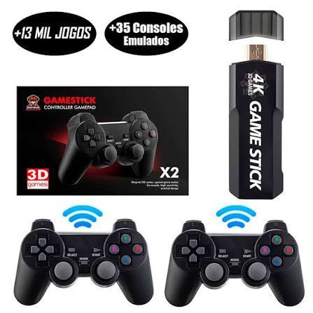 Console Game Stick 4 Life 3D com Controles Wireless e Suporte HDMI