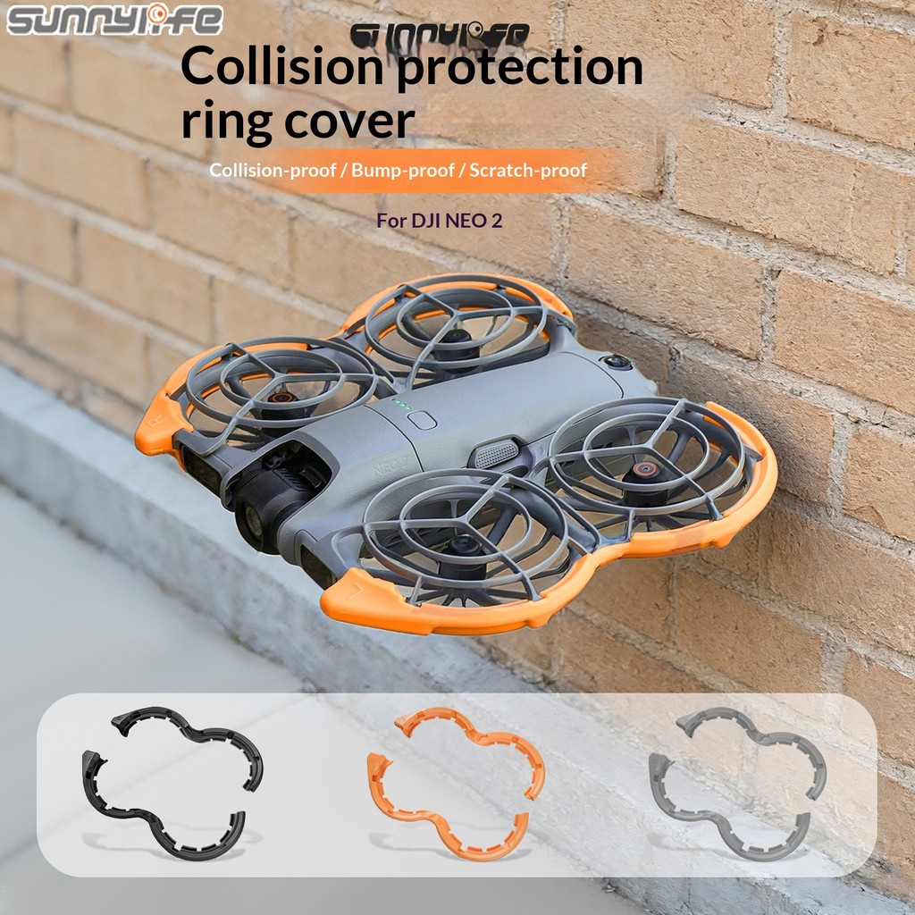 Sunnylife adequado para DJI NEO 2 anel anticolisão capa protetora anti-risco tira anti-colisão acessórios de proteção de