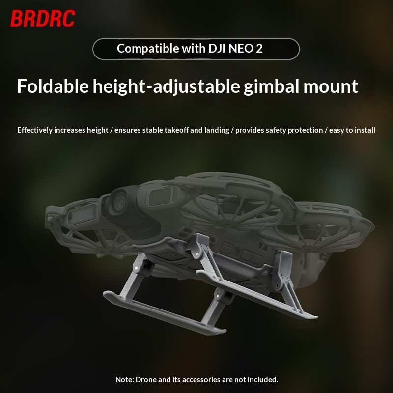 Adequado para DJI NEO 2 tripé de aumento suporte de pouso suporte de proteção dobrável tripé de trenó acessórios Anti-de