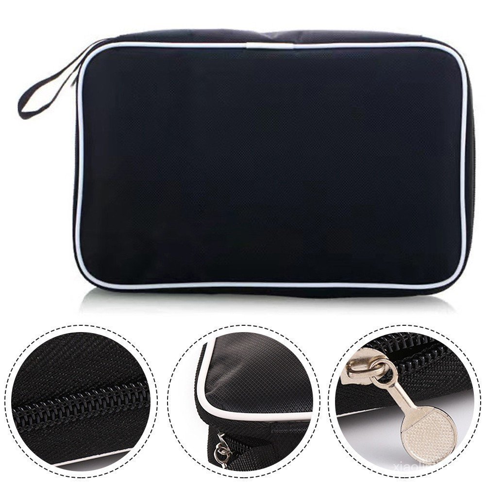 [LLMA] Raquetes De Tênis De Mesa Portáteis Bolsa Pás Retangulares Caso Armazenamento À Prova De Poeira
