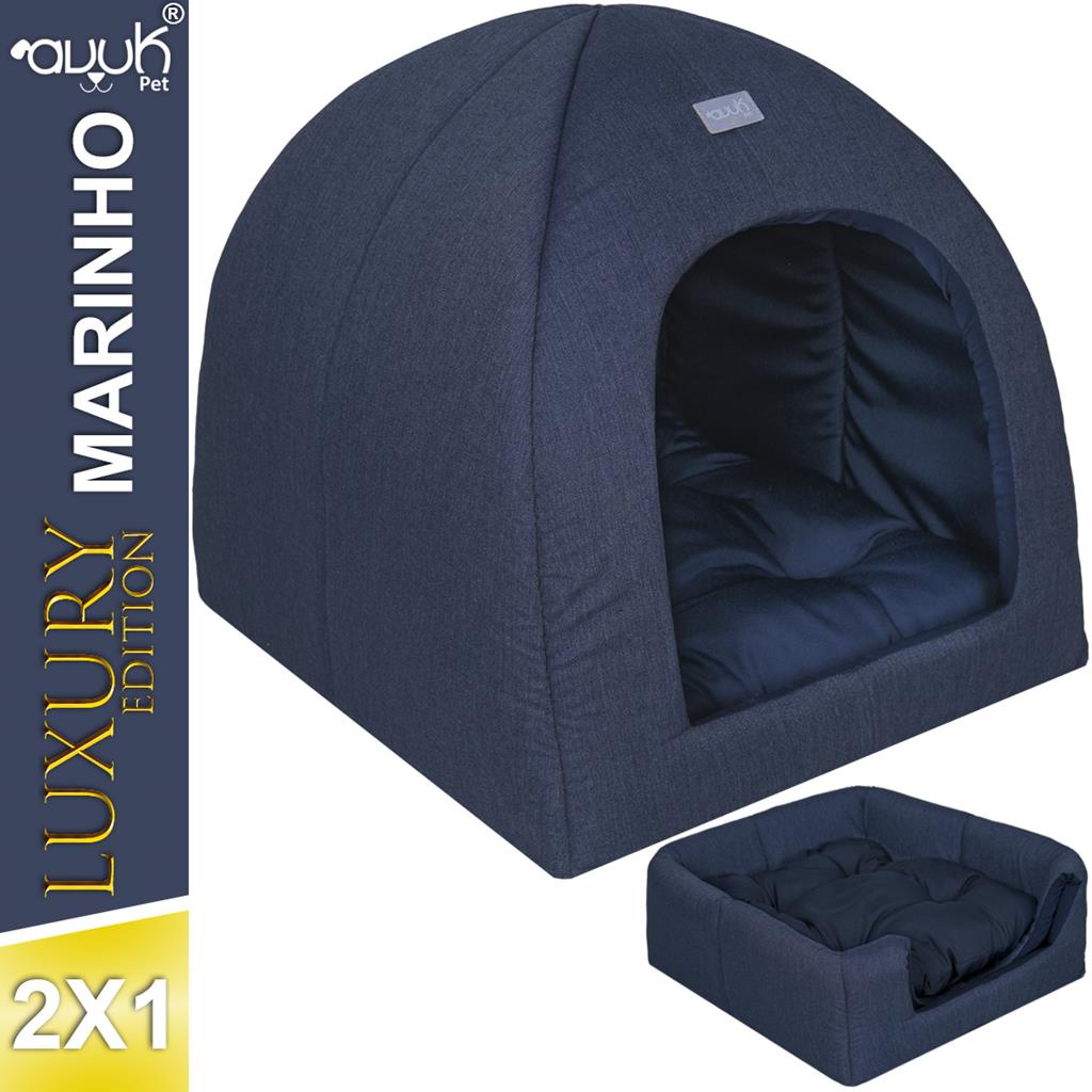 Caminha Toca Iglu 2x1 Luxury Edition Avuk Casinhaa Para Cachorro E Gato