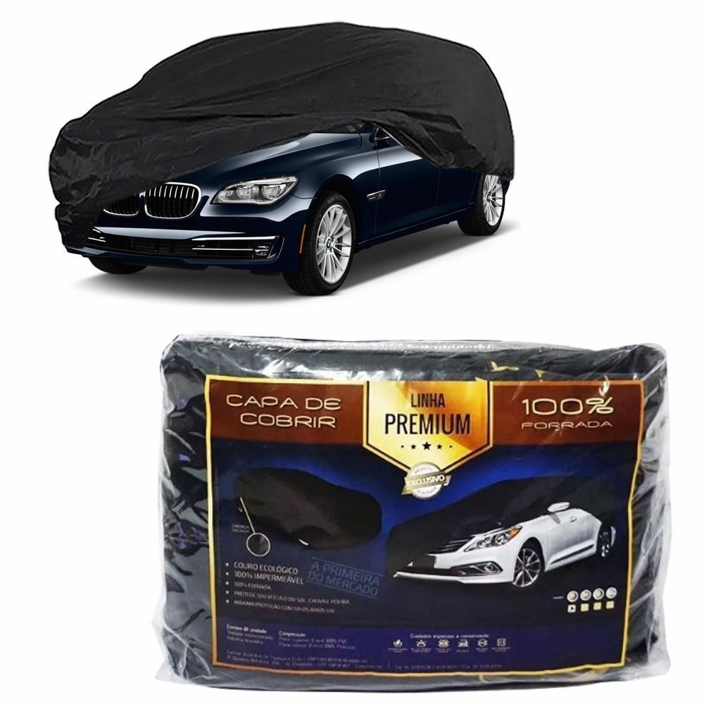 Capa Couro cobrir Bmw Serie 7 Impermeável Forrada (GG311)