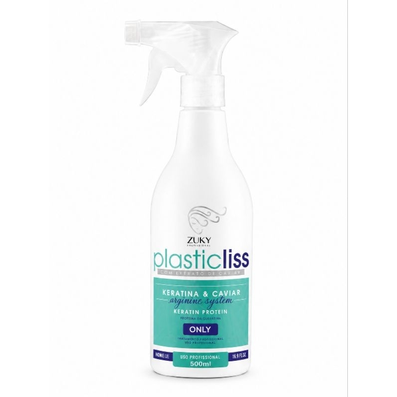 Plastic Liss Zuky Professional Keratina & Caviar Arginine System Anti-Quebra 500ml – Fortalecedor Capilar