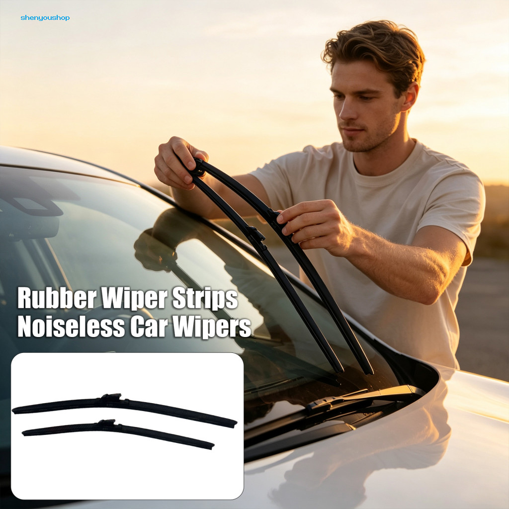 Windshield Wiper Blades Rubber Strips 2pcs Front Beamless for Haval F7 F7x 2019-2021 23 19 Quiet Durable Replacement Eas