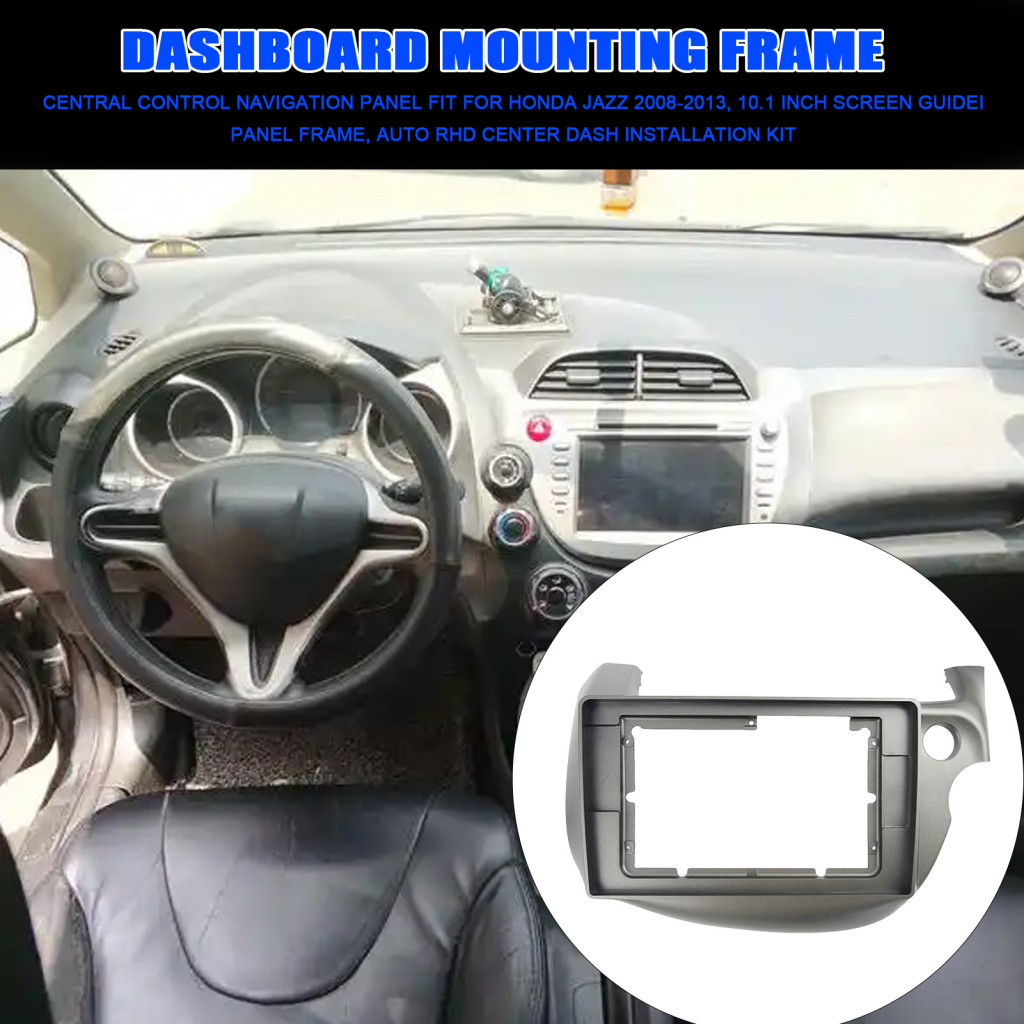 Dashboard Screen Protector Panel Radio Replacement Central Control Navigation Frame for 10.1 Inch Auto Rhd Dash Installa