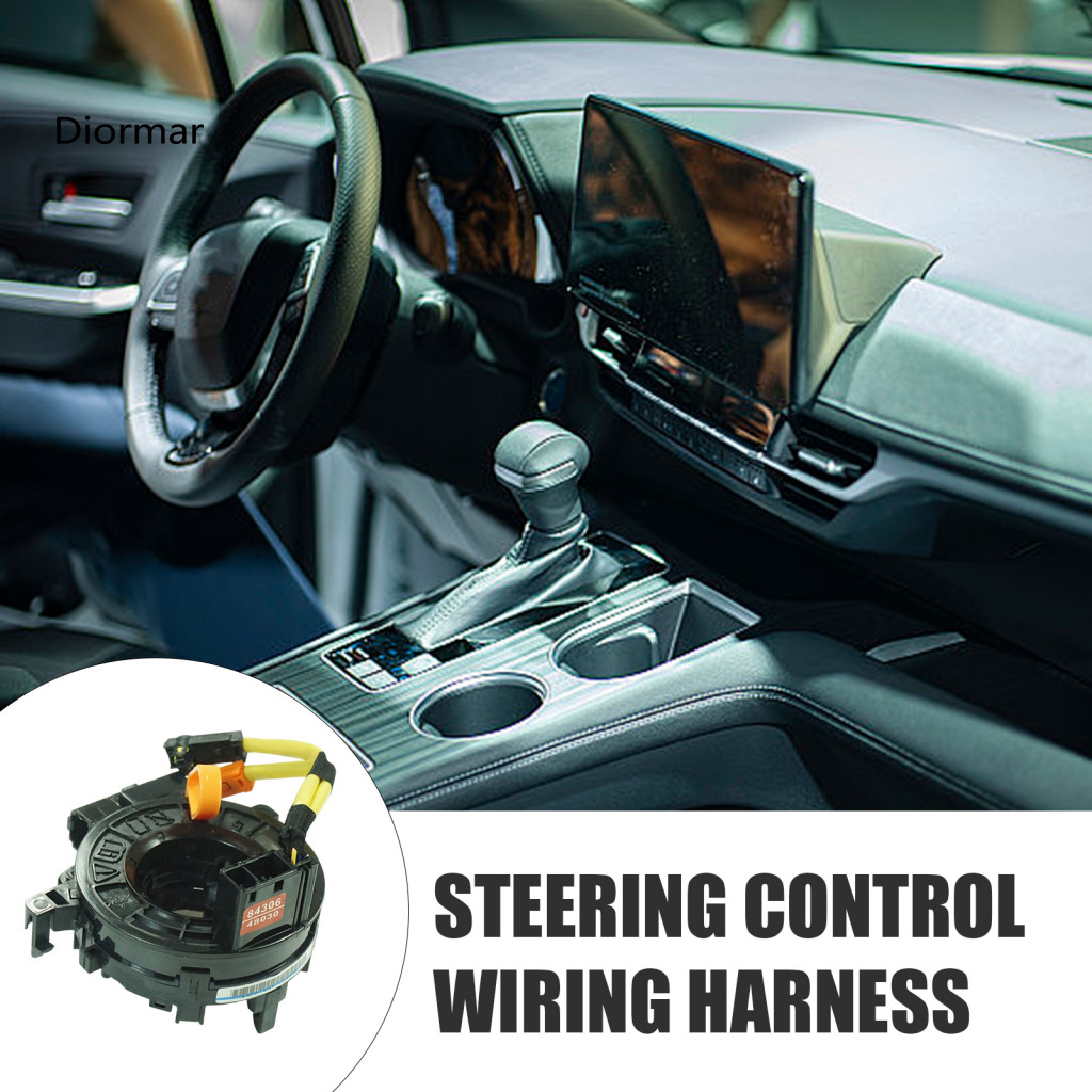 Cruise Control Wiring Harness Clock Spring for Toyota 84306-48030 Oem Fit Plug-and-play Replacement for Airbag Audio Sig