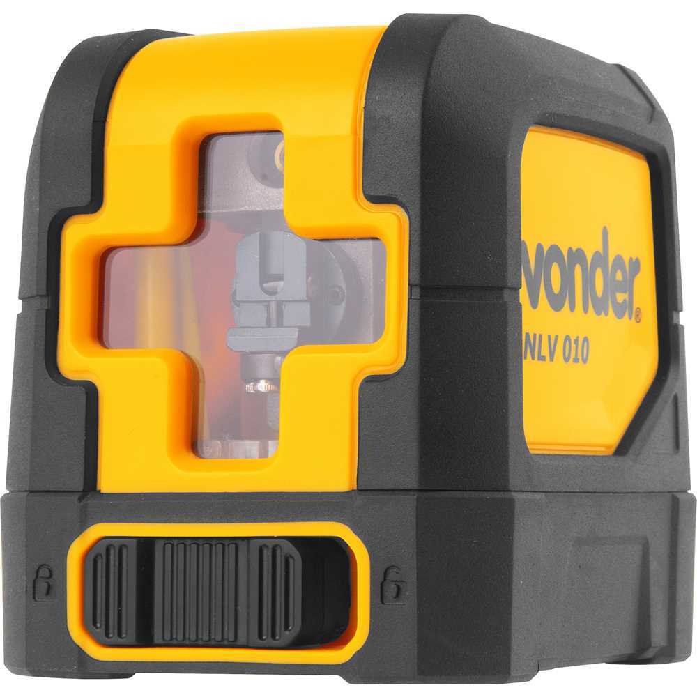Nível a Laser Vonder NLV 010 Autonivelante 10m Horizontal Vertical com Suporte Magnético IP54