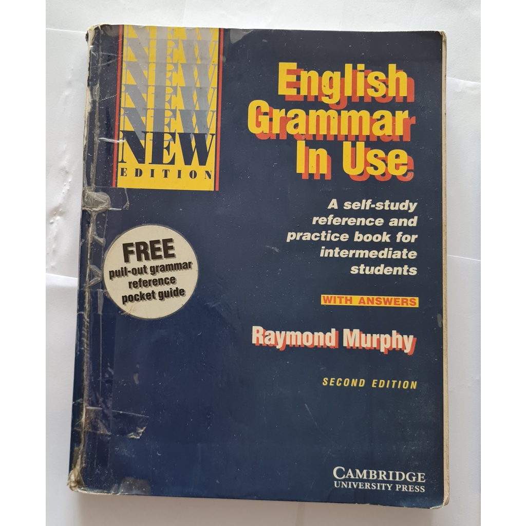 LIVRO, ENGLISH GRAMMAR IN USE, A SELF STUDY REFERENCE AND PRATICE BOOK FOR INTERMEDIATE STUDENTS, RAYMOND MURPHY