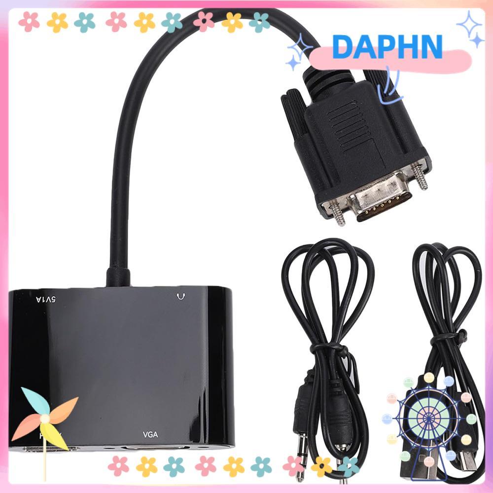 Adaptador VGA Para HD , De Monitor Duplo De Saída Dupla 1080P @ 60 Hz , Conversor De Vídeo Com Suporte Full