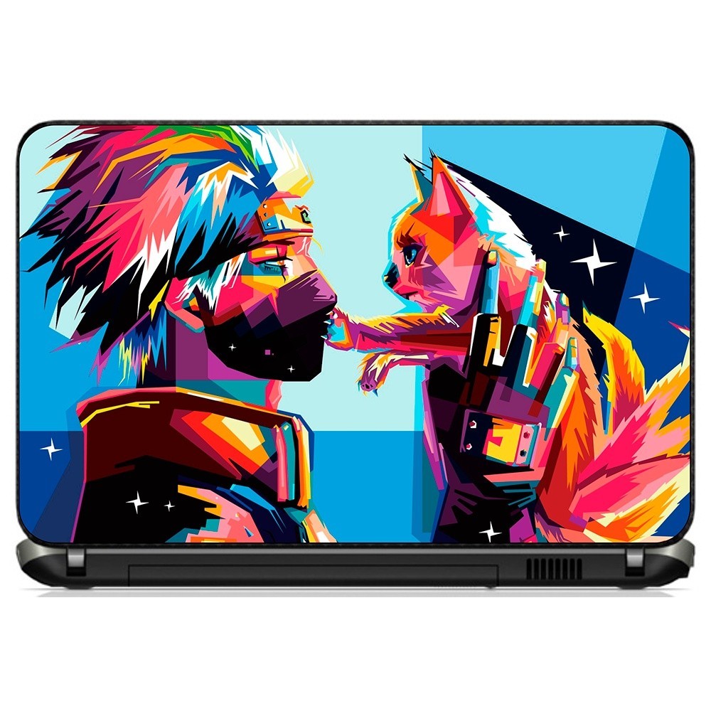 Adesivo Personalizado Skin Pelicula Notebook Macbook Tablet Naruto Anime Manga Desenho Maca full hd casa quarto shop3