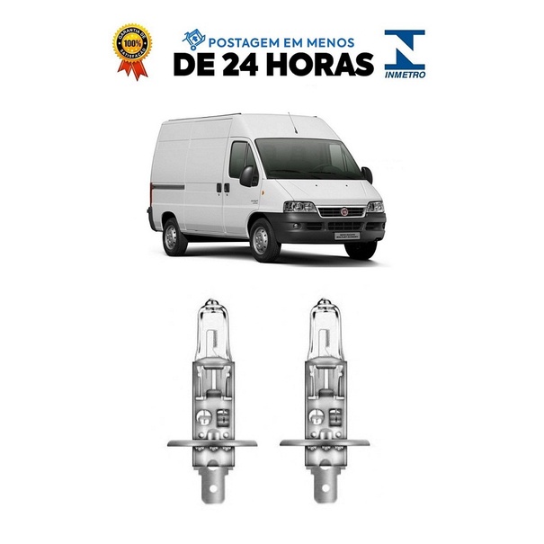 Par Lampada Farol Alto Ducato 2005 2006 2007 2008 2009 2010 2011 2012 2013 2014 2015 2016 H1