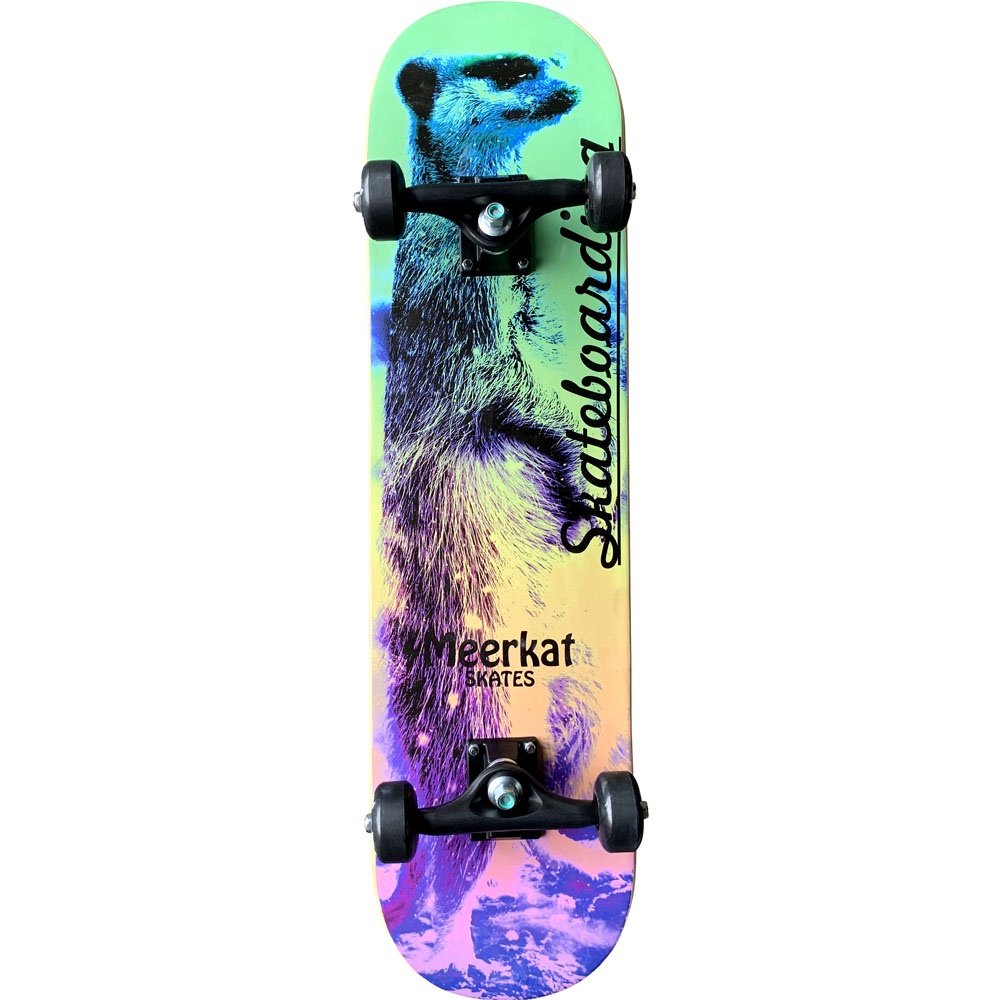 Skate Intermediário Completo Montado Street Meerkat Alert (Truck de Alumínio)